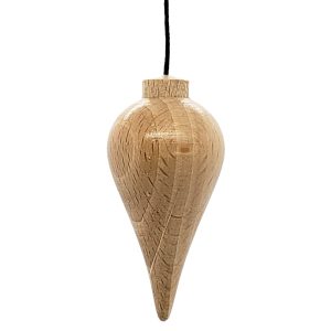 Conical Beech Wood Pendulum with Witness Chamber.