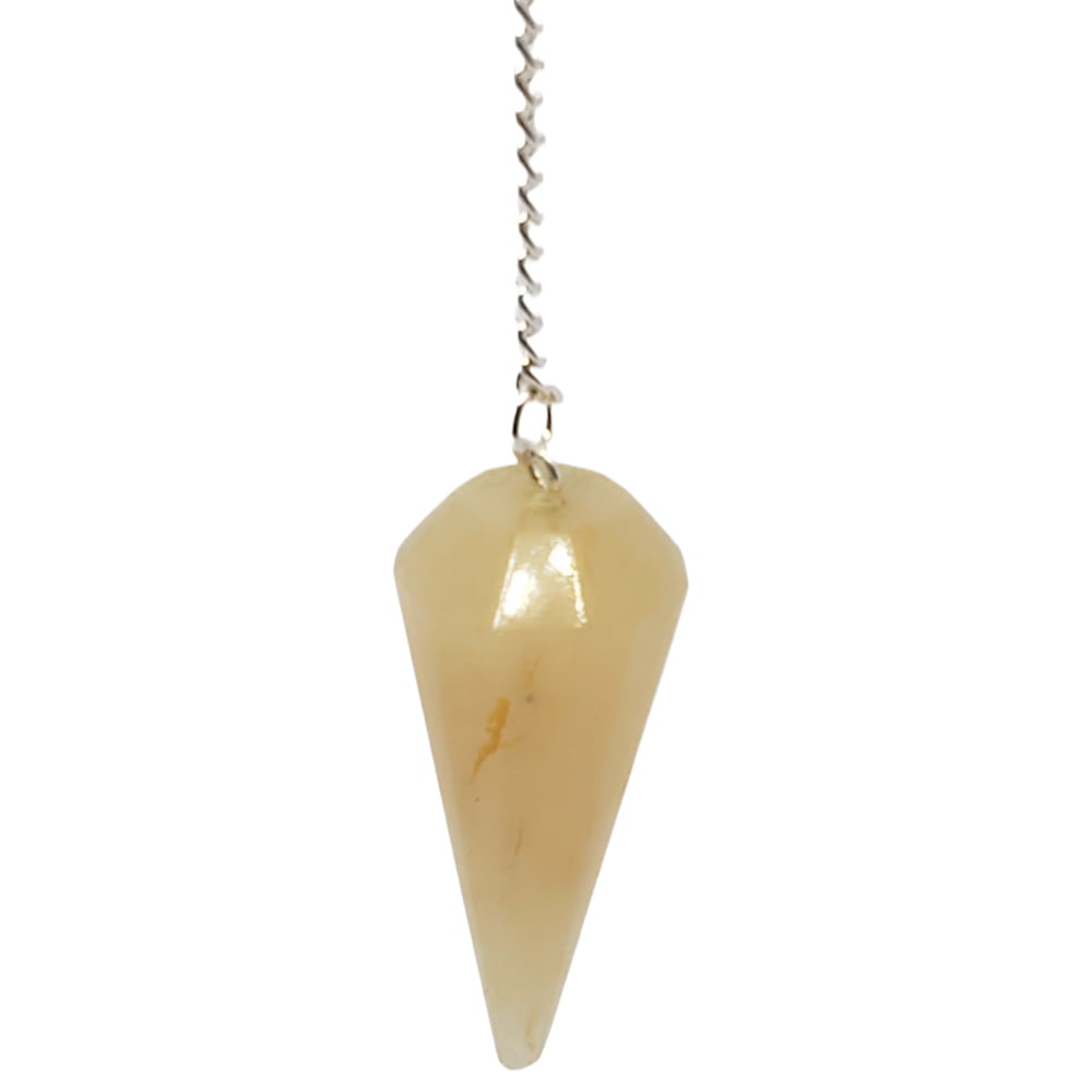 Golden "Healer" Quartz Crystal Pendulum.