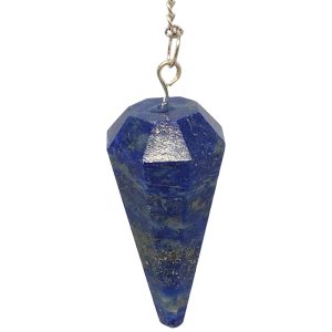 Lapis Lazuli Crystal Pendulum.