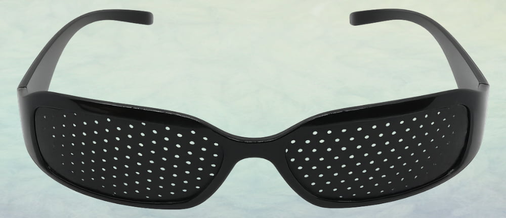 Unisex Sports Style Pinhole Glass for Far and Nearsighted Vision.