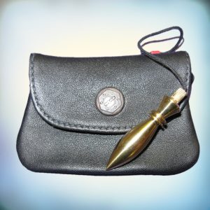 Small Leather Pendulum Pouch.