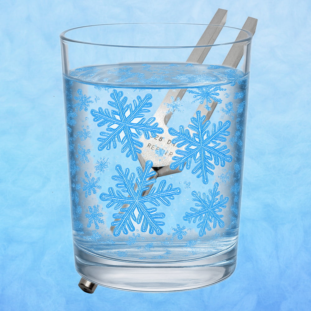 528 Hz DNA Healing Tuning Fork makes Crystalline Water.