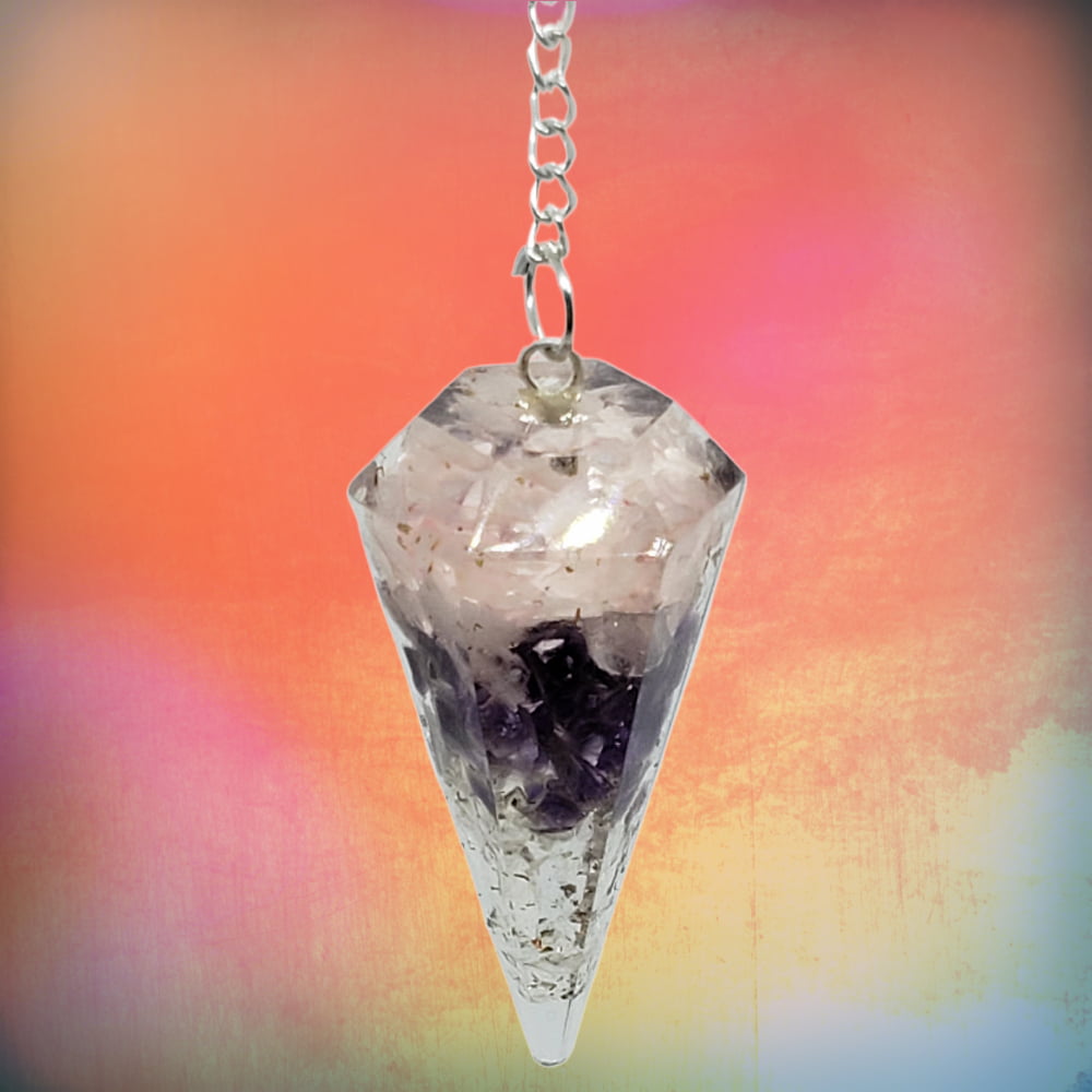 Orgone RA Crystal Pendulum.
