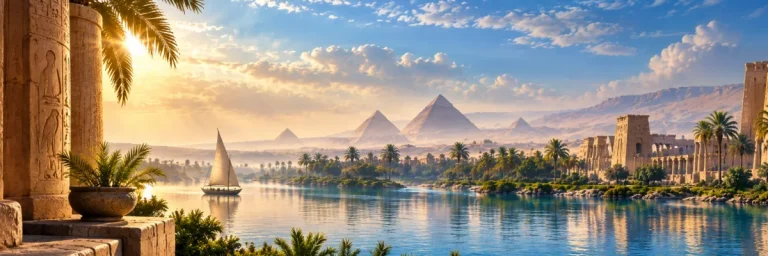 Egypt - Timeless Nile Under Golden Light - Feature Image.