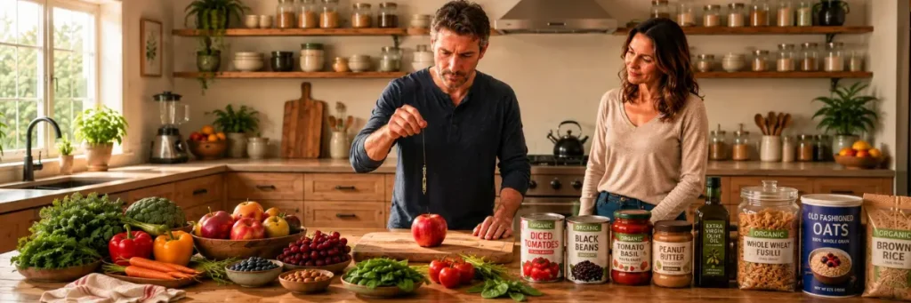 How to test foods using a pendulum.