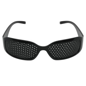 Unisex Sports Style Pinhole Glasses for Near and Far Vision.