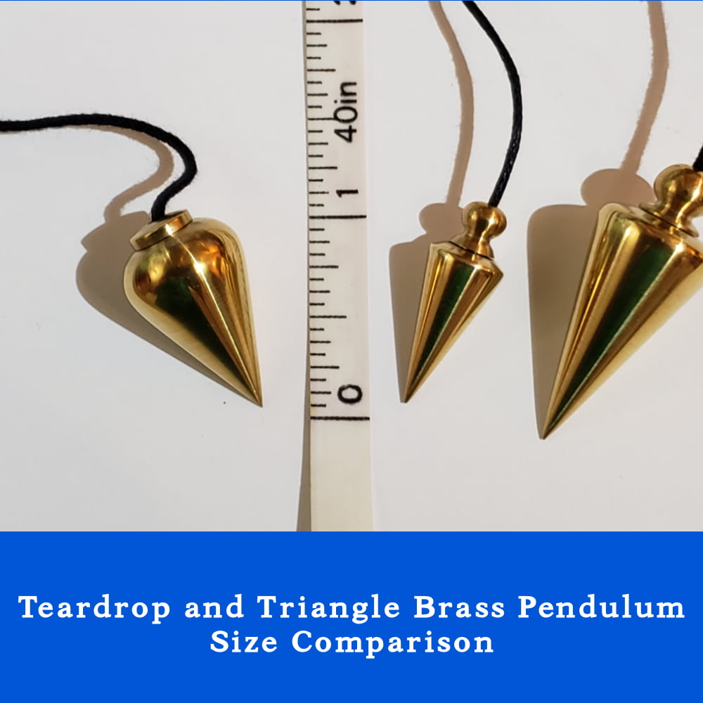 Teardrop and Triangle Brass Pendulum Comparison.