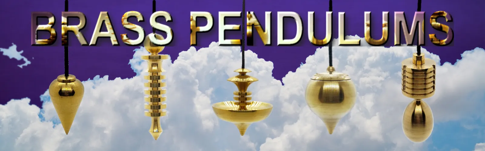 Category Banner - Brass Pendulums.