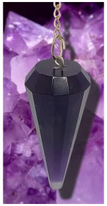 View Crystal Pendulums Amethyst crystal dowsing pendulum.
