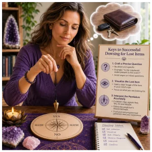 Ask precise questions when using a pendulum.