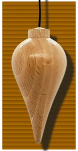 View Wood Pendulums. Conical beech wood pendulum.