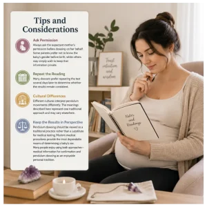 Pregnancy guidance pendulum tips.