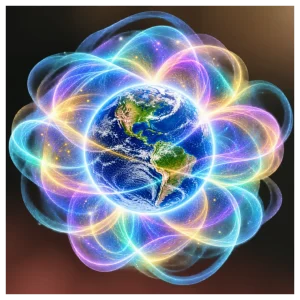 Aether field surrounding the Earth. Aether field surrounding the Earth.