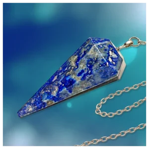 Lapis Lazuli Pendulum Lapis Lazuli Crystal Dowsing Pendulum