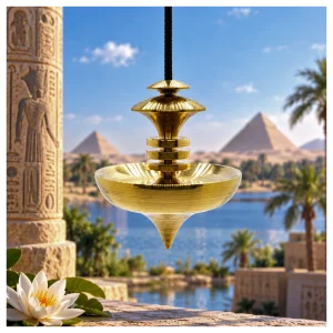 Mer-Isis Pendulum Mer-Isis pendulum with Egyptian background.