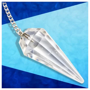 Clear Quartz Premim Crystal Pendulum Clear Quartz Premium Crystal Pendulum.